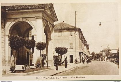 Cartolina - Serravalle Scrivia - Via Berthoud - 1925 ca.