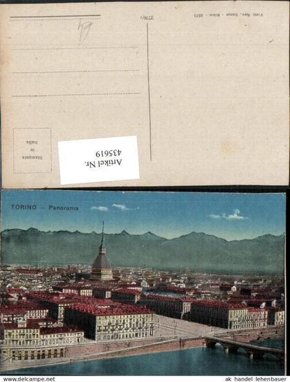 435619,Piemonte Torino Turin Panorama Totale