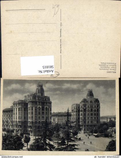 581815,Italy Milano Mailand Piazza Piemonte Piemonte-Platz