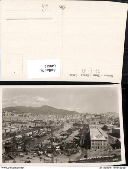 648612,Foto Ak Genova Genes Genoa Genua Italy