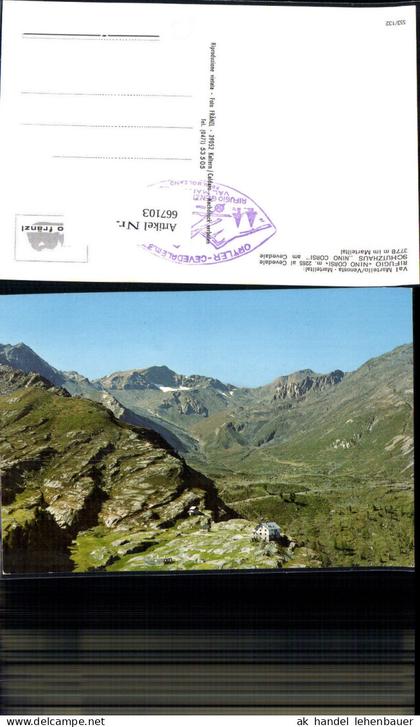 667103,Martell Val Martello Venosta Martelltal Schutzhaus Rifugio Nino Corsi Italy