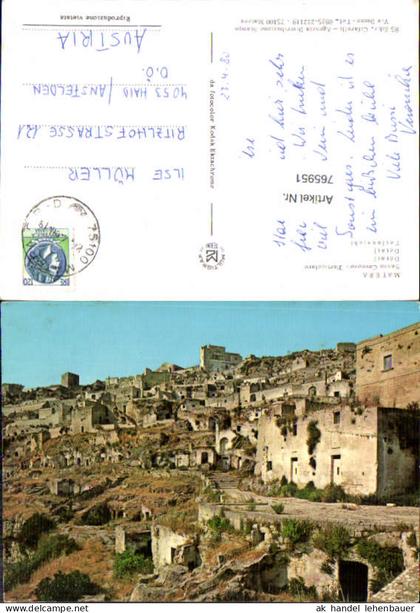765951 Matera Sassi Caveoso Provinz Matera Italy