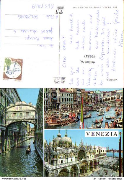 766847 Venezia Venedig Seufzerbrücke Markusdom Venedig Italy
