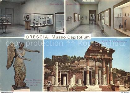 Brescia Museo Capitolium Due sale del Musea Romano Vittoria Alato