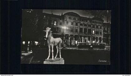 Carrara Pferd Statute