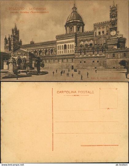 Cartolina Palermo Palermo (Palermu) La Cattedrale 1922