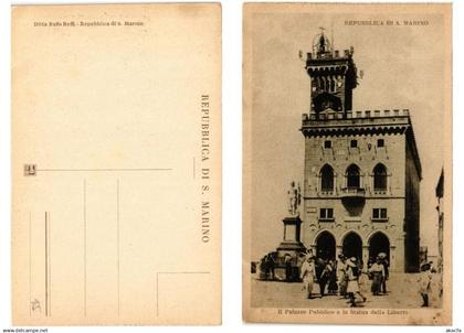 CPA Il Palazzo Pubblico e la Statua della Liberta . ITALY (546410)