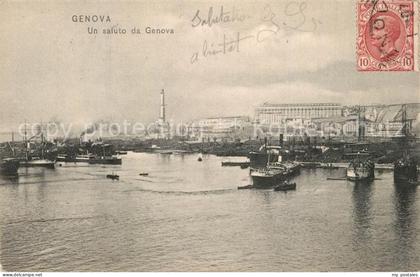 Genova Genua Liguria Hafenpartie