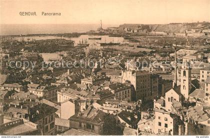 Genova Genua Liguria Panorama