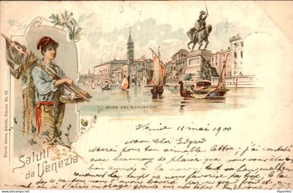 Italië Italy - Venezia Venetië Venise - Litho