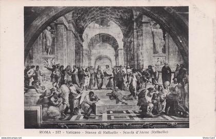 ITALIE ROME STANZE DI RAFFAELLO SCUOLA D ATENE