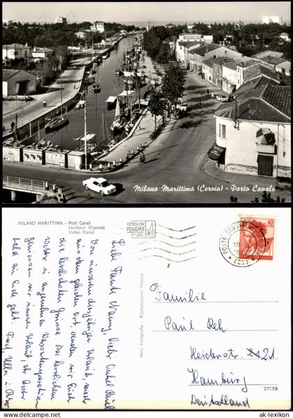 Mailand Milano MILANO MARITTIMA Port Canal Harbour Channel Hafen 1960