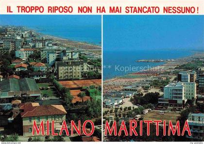 MILANO MARITTIMA Emilia-Romagna IT Panorama Fliegeraufnahme