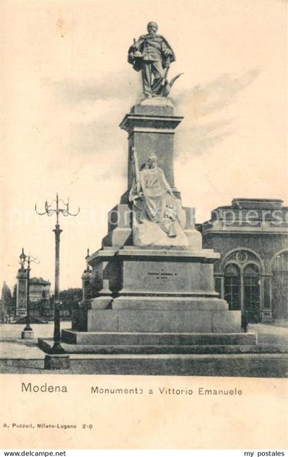 Modena Emilia-Romagna Monumento a Vittorio Emanuele