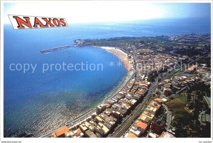 Naxos Sicilia Fliegeraufnahme
