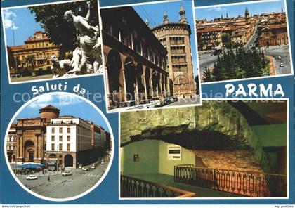 Parma Emilia-Romagna Teilansichten Gebaeude Skulptur