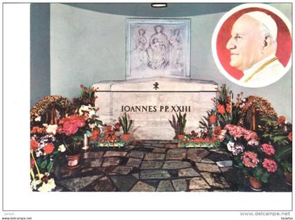 POSTAL  ROMA  - CIUDAD DEL VATICANO -BASILICA DE SAN PEDRO- TUMBA DE S.JUAN XXIII