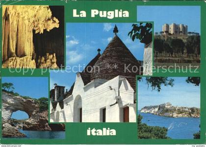Puglia Kirche Tropfsteinhoehle Meer