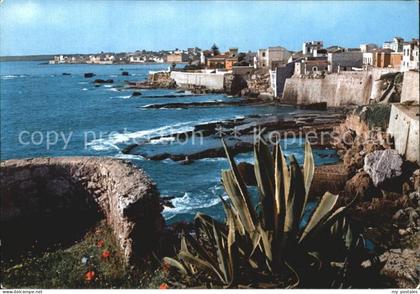 Sicilia Kueste Stadtansicht