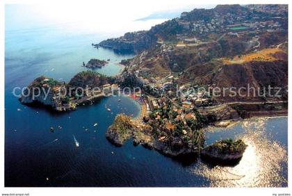 Taormina Sicilia Fliegeraufnahme