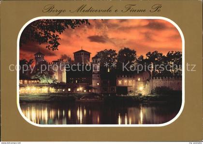 Torino Borgo Medioevale e Fiume Po