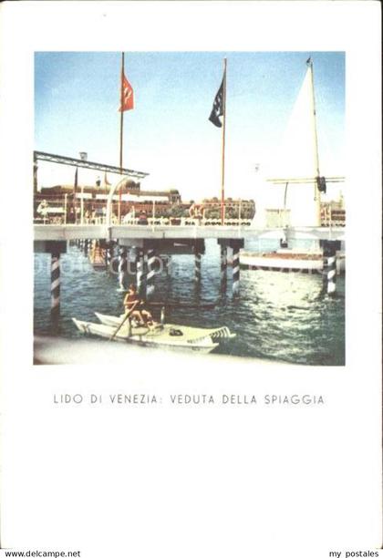 Venezia Venedig Lido di Venezia Veduta della spiaggia