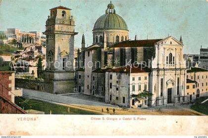 Verona Veneto Chiesa San Giorgio e Castel San Pietro
