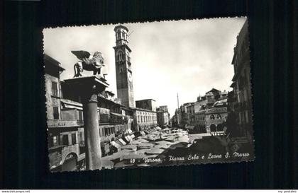 Verona Veneto Verona Piazza Erbe Leone S Marco