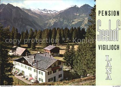 Vigiljoch Pension Seehof Lana