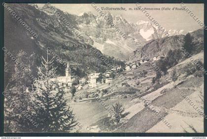 Aosta Valtournenche cartolina MQ5022