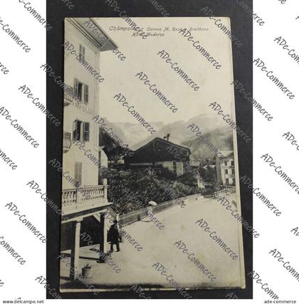 Cartolina Champoluc - Catena M. Rosa e Breithorn - Hotel Moderne