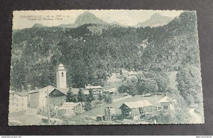 Cartolina Champoluc - Veduta del Moderne Hotel