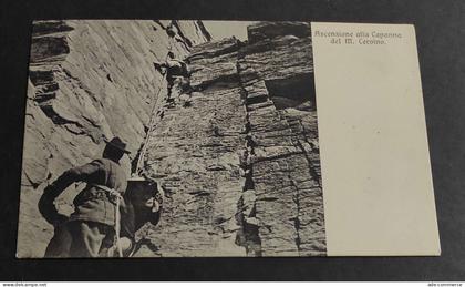 Cartolina Monte Cervino - Ascensione alla Capanna