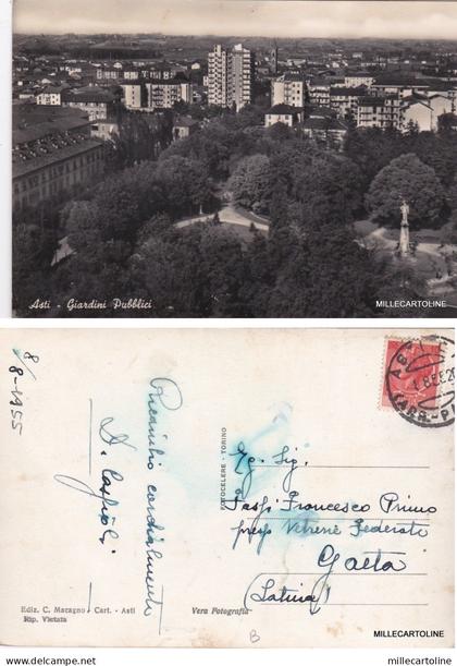 ASTI: GIARDINI PUBBLICI   1955