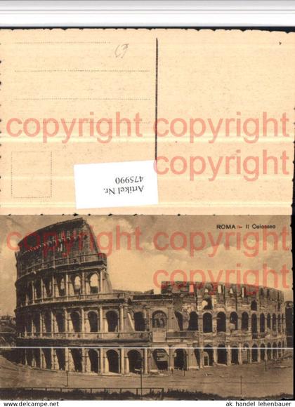 475990,Roma Rom Il Colosseo Kolosseum
