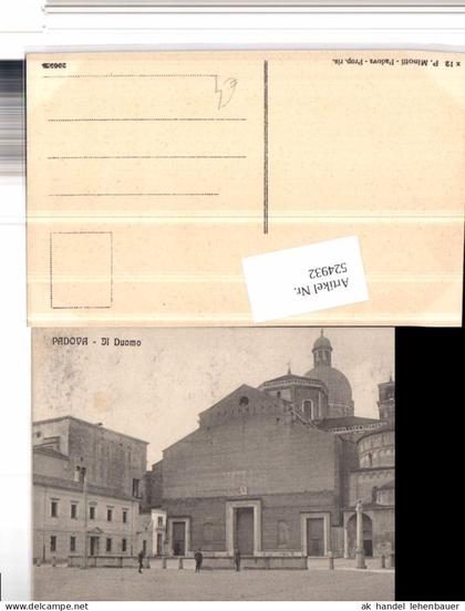 524932,Veneto Padova Padua Il Duomo Dom Kirche