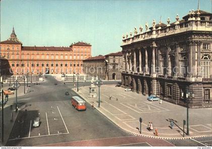 72345175 Torino Piazza Castello Palazzo Reale Palazzo Madama Schlossplatz Palast