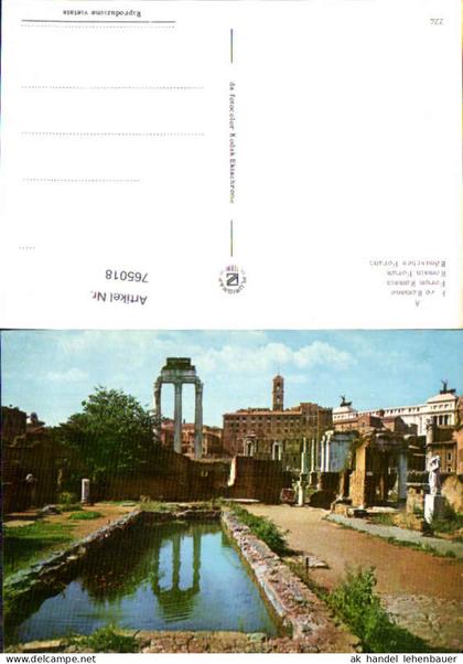765018 Rom Forum Romanum Rom Italy