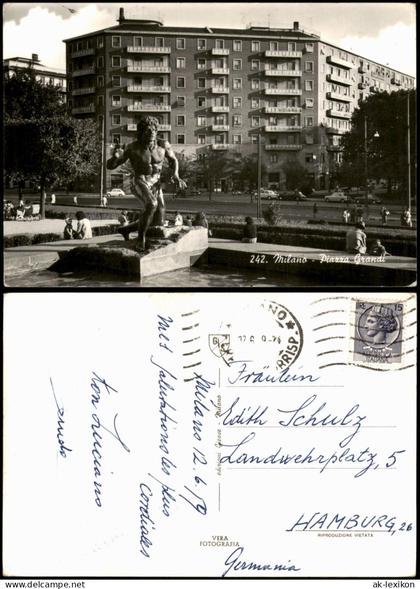Cartolina Mailand Milano Diarra Grandi - Fotokarte 1959