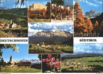 Deutschnofen Nova Ponente St. Helena Kirchlein Rosengarten Weisshorn Latemar