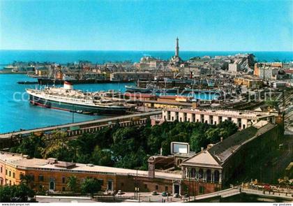 Genova Genua Liguria Hafenpanorama