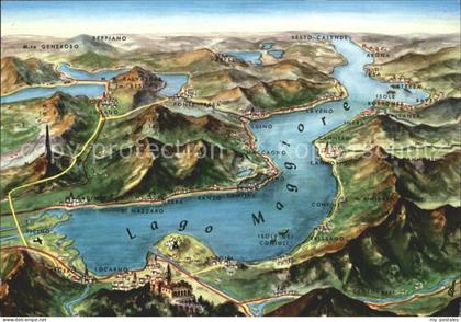 Lago Maggiore Gebirge am Lago Maggiore