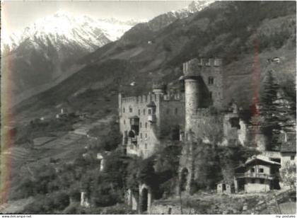 Merano Meran Merano Burg ungelaufen ca. 1965