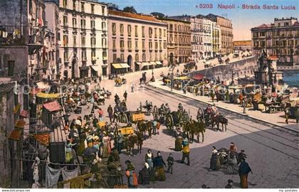 Napoli Neapel Strada Santa Lucia