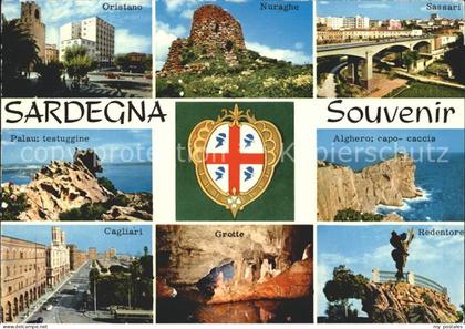 Oristano Palau Cagliari Grotte Redentore Alghero capo caccia Sassari Nuraghe