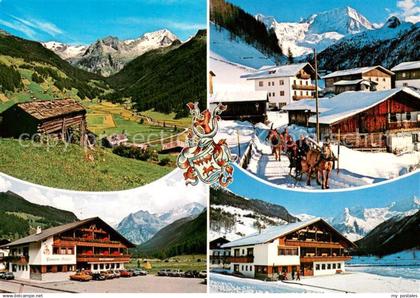 Rein Taufers Suedtirol Pension Restaurant Bacher Teilansichten Pferdeschlittenfa