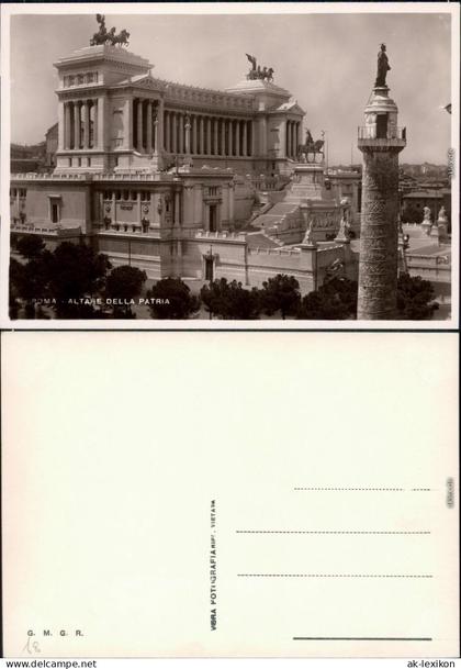 Rom Roma Altare Della Patria/Nationaldenkmal für Viktor Emanuel II 1934
