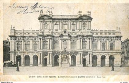 Torino Piazza Carlo Alberto Palazzo Carignano