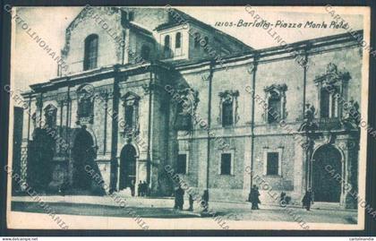 Bari Barletta RIFILATA cartolina ZB6061