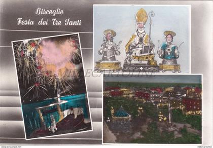 BISCEGLIE - Festa dei Tre Santi, Foto Cartolina 1963